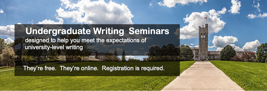 Undergraduate Writing Seminars
